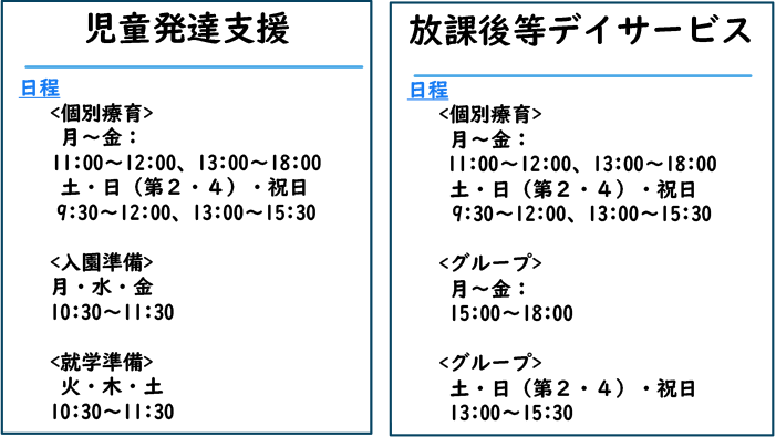 児童発達支援 放課後等デイサービス